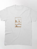 Abstract minimal bookshelf Classic T-Shirt