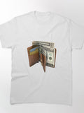 Wallet With Money Classic T-Shirt