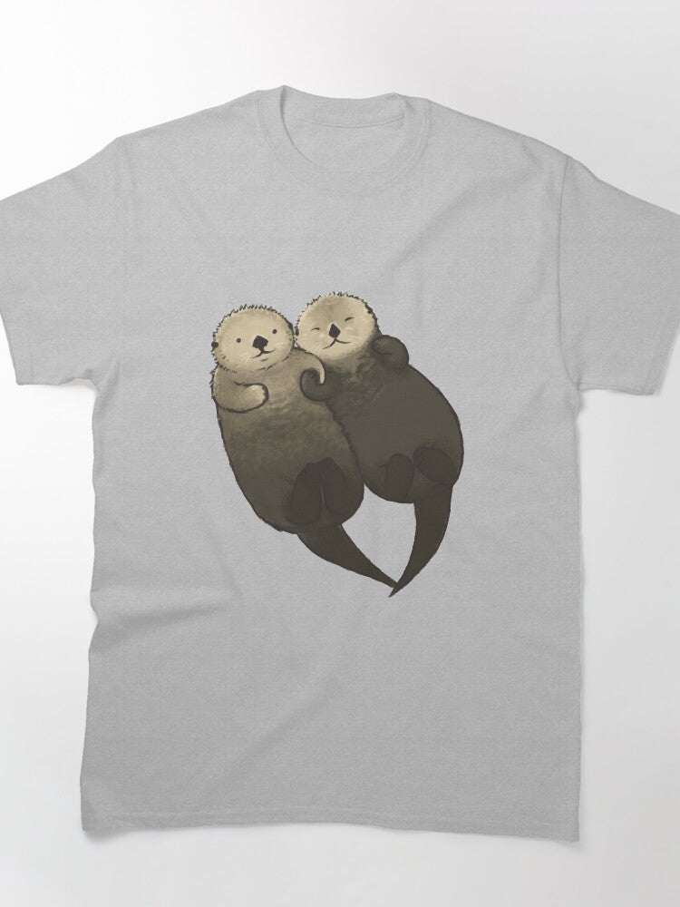 Significant Otters - Otters Holding Hands Classic T-Shirt