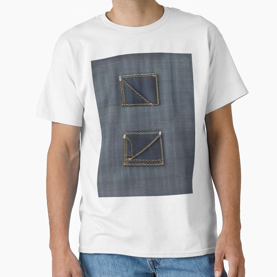 Jeans clothes, jeans embroidery 6 Classic T-Shirt