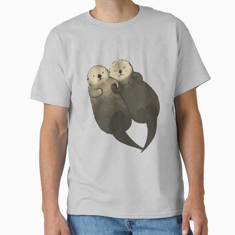 Significant Otters - Otters Holding Hands Classic T-Shirt
