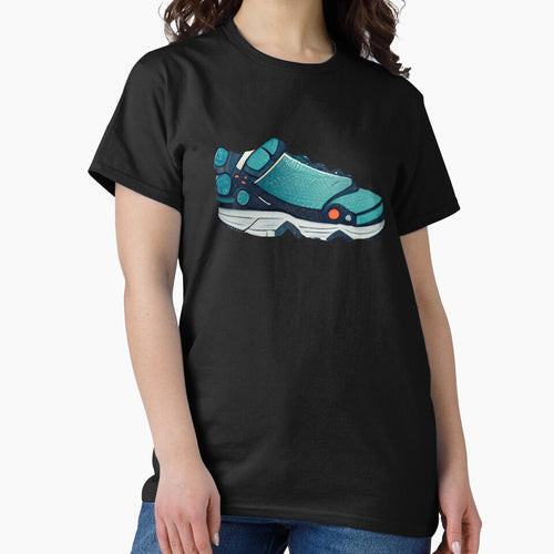 Blue running shoe Classic T-Shirt